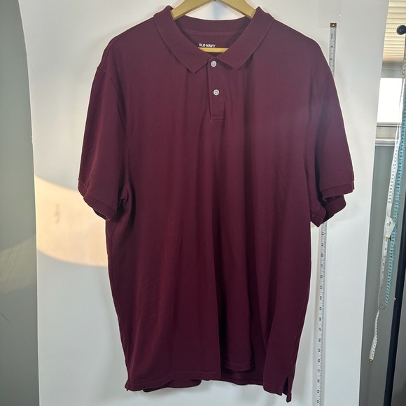 Old Navy Go-Dry Burgundy Polo Shirt Men’s XXXL - Picture 1 of 11